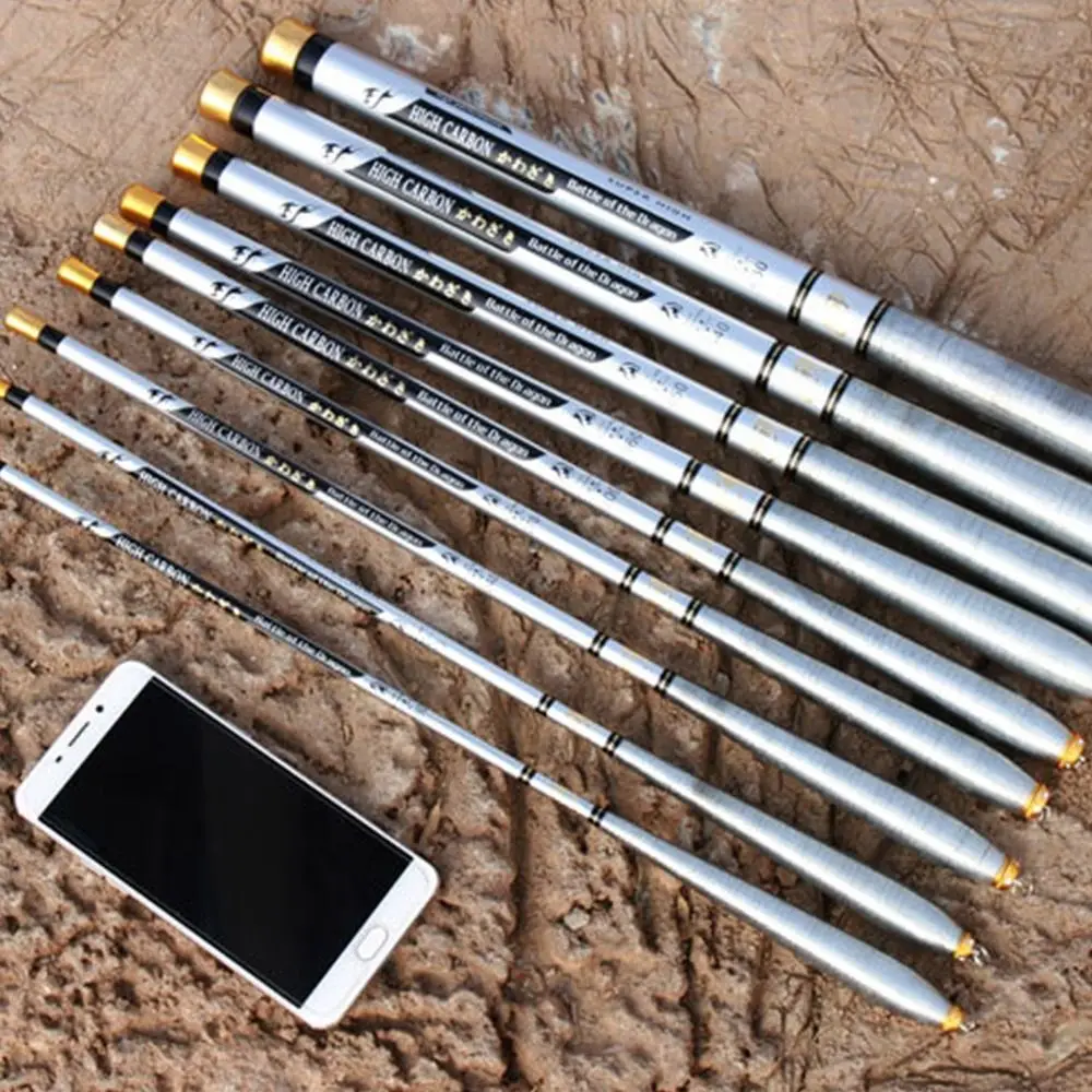 

1PC Portable Ultralight Telescopic Fishing Rod Carbon Fiber Stream Lake Hand Pole Carp Feeder New Fishing Rods Tackle