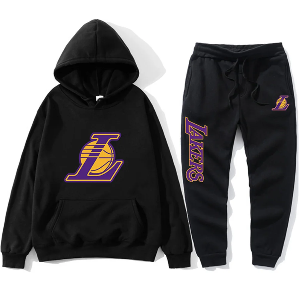 

2022 New Fashion Autumn And Winter Men's And Women's Sportswear Printed Hooded Sweater Suit Basketball Sportswear