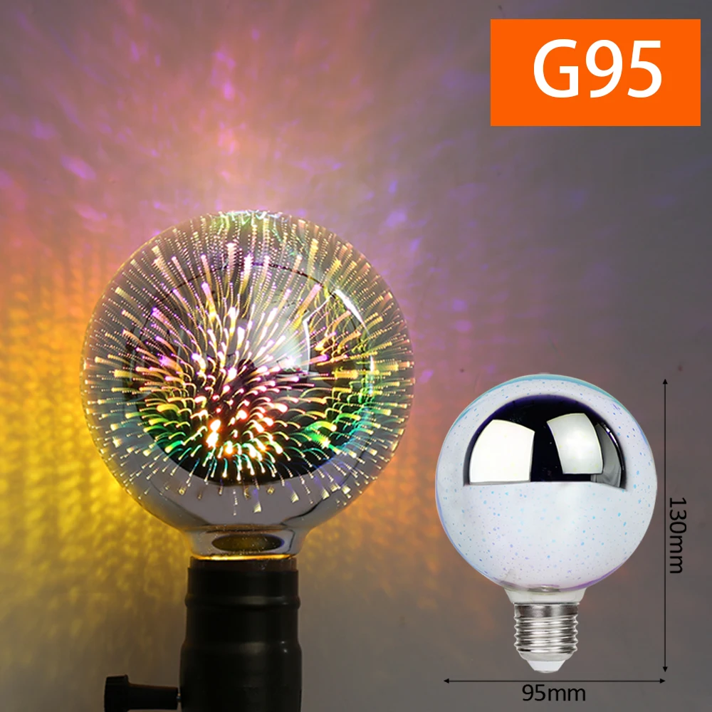 

3D LED лампа PARKSON, Винтажная, Эдисон, для рождественской елки
