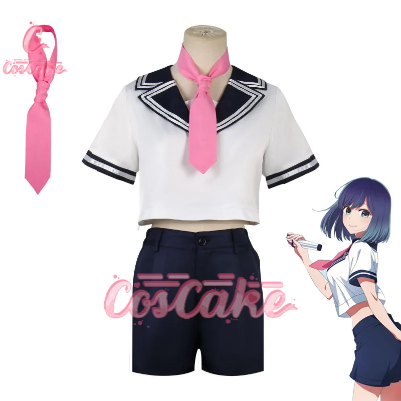 Oshi No Ko Kurokawa Akane Косплей Костюм Школьная форма JK Студенческая летняя рубашка