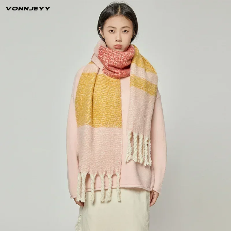 

Новый мохеровый шарф Marnii из искусственной шерсти для осени и зимы