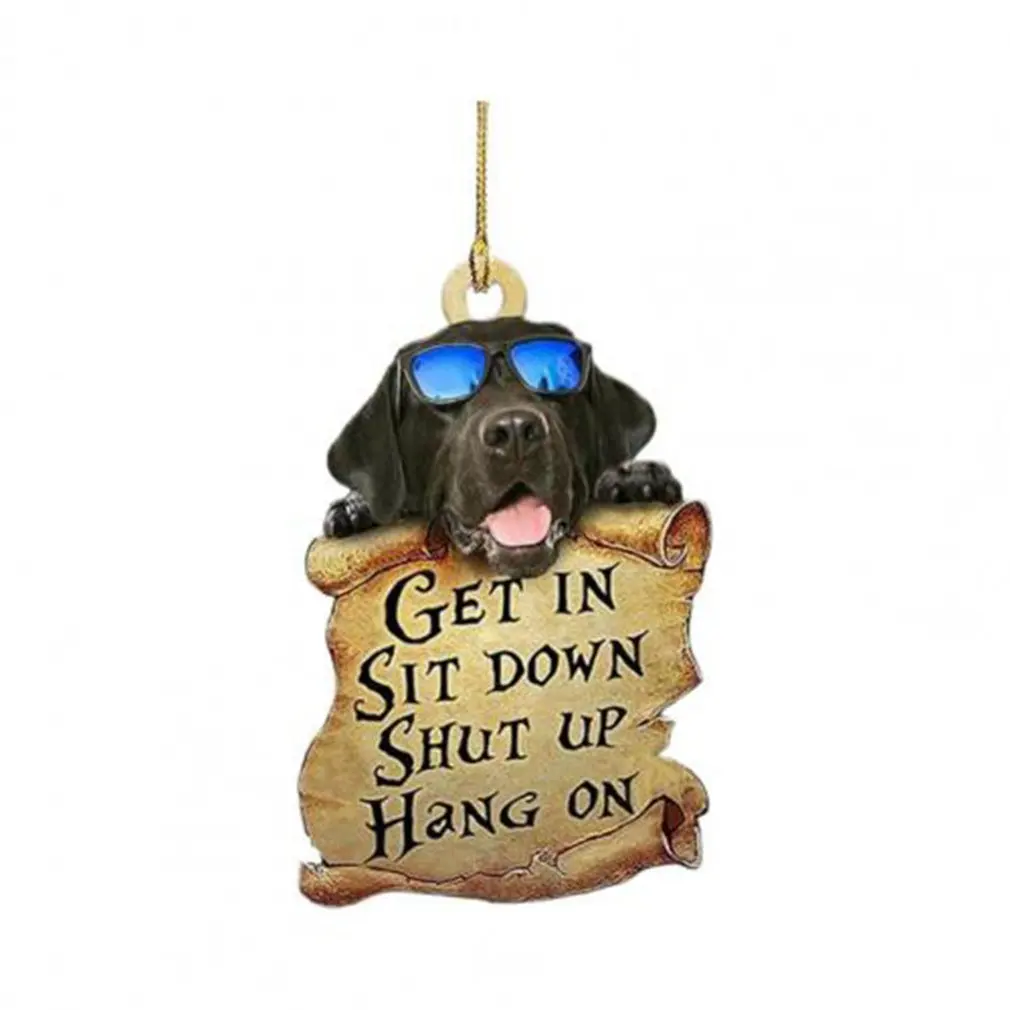 

Car Pendant Decoration Dog Car Interior Pendant Double-sided Car Pendant Birthday Gift Holiday Gift