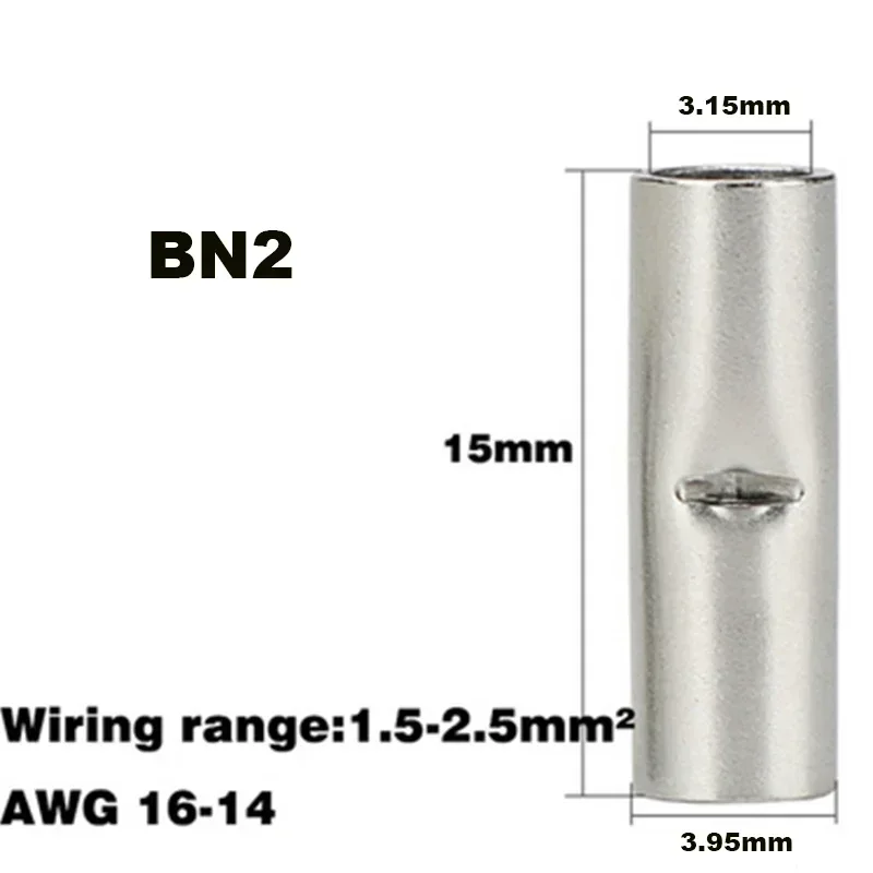 150 шт. соединитель стыкового провода неизолированные наконечники клемма