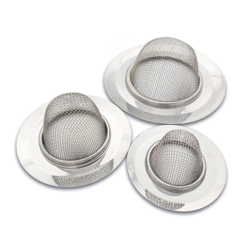 

Stainless Steel Sink Strainer Filter Water Stopper Floor Drain Hair Catcher Stopper Bathtub Plug Bathroom Accessories