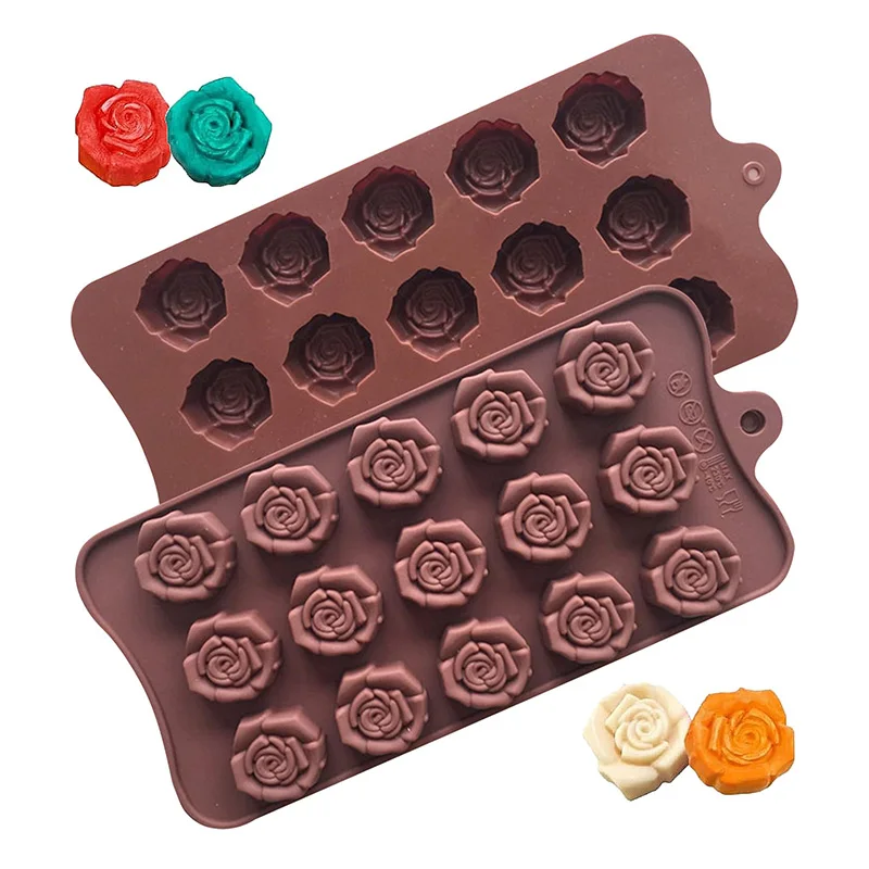 

Силиконовые формы для шоколада YONGHAO розового цвета