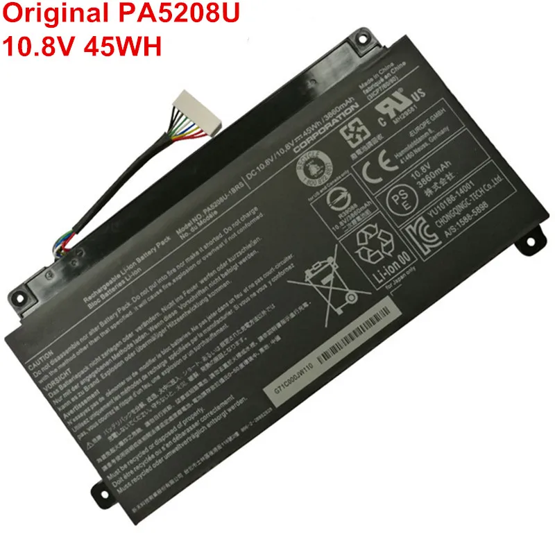 

10.8V 45WH New PA5208U-1BRS PA5208U Laptop Battery For Toshiba Satellite E45W P55W L55W For Chromebook CB30 CB35 CB35-B3340