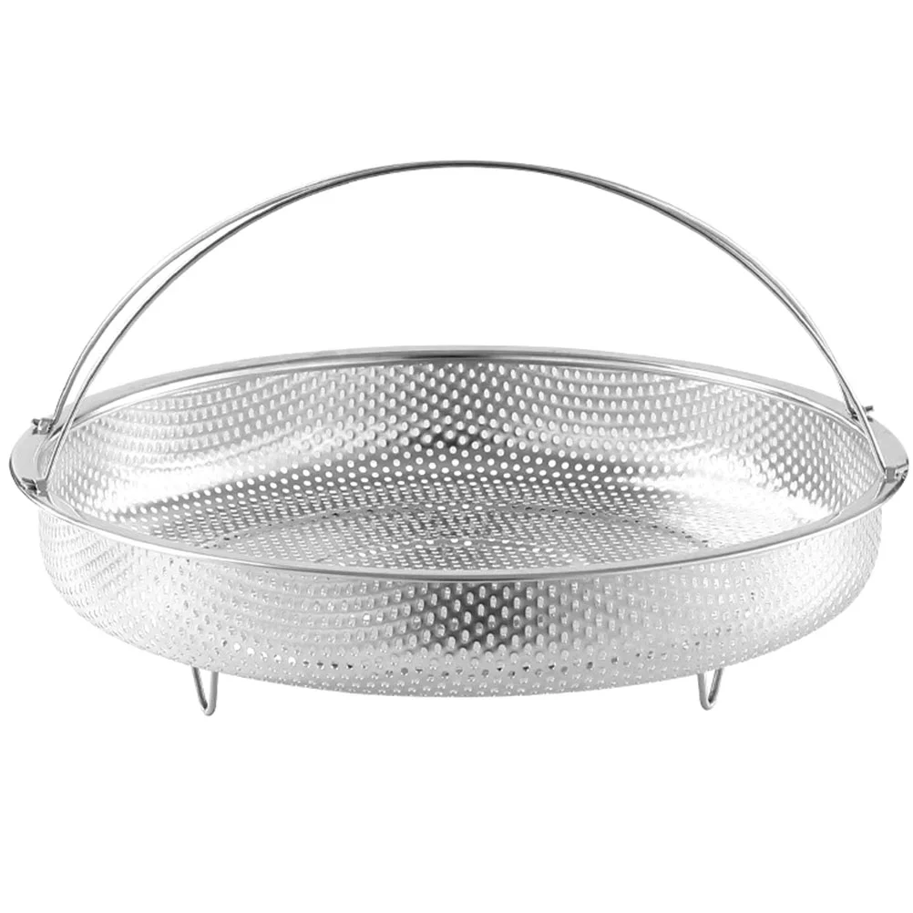 

Stackable Stainless Steel Steamer Dumpling Steaming Colander Reusable Food Rack