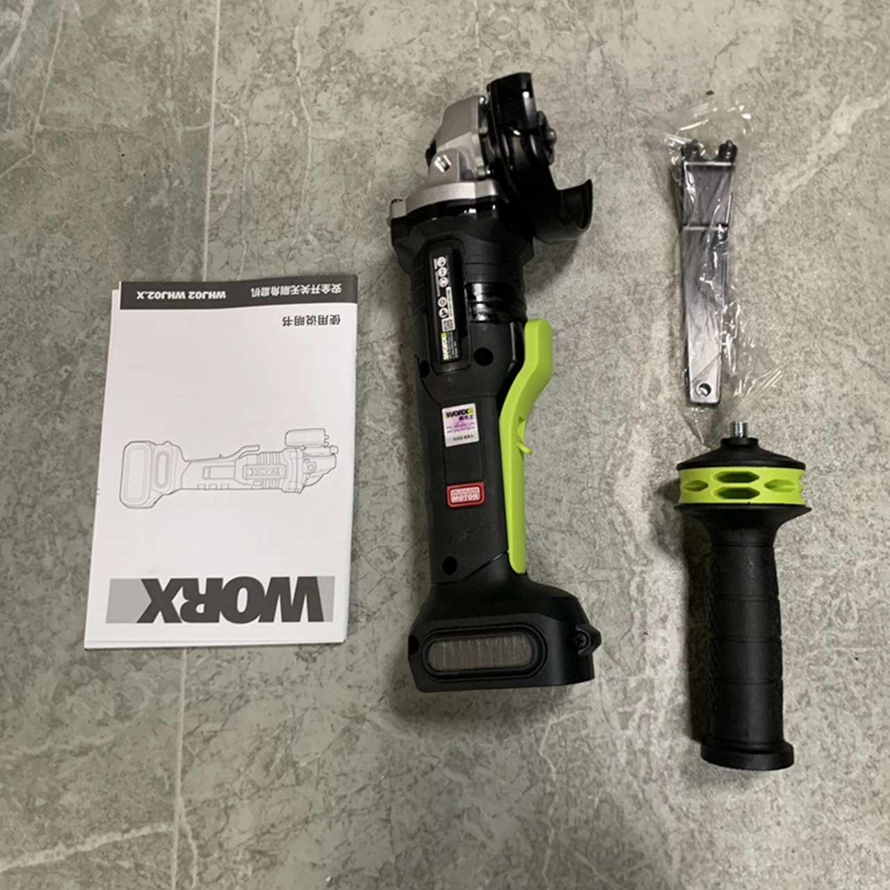 WORX WHJ02/WHJ02.9 20 в 100 мм литиевая бесщеточная угловая шлифовальная машина