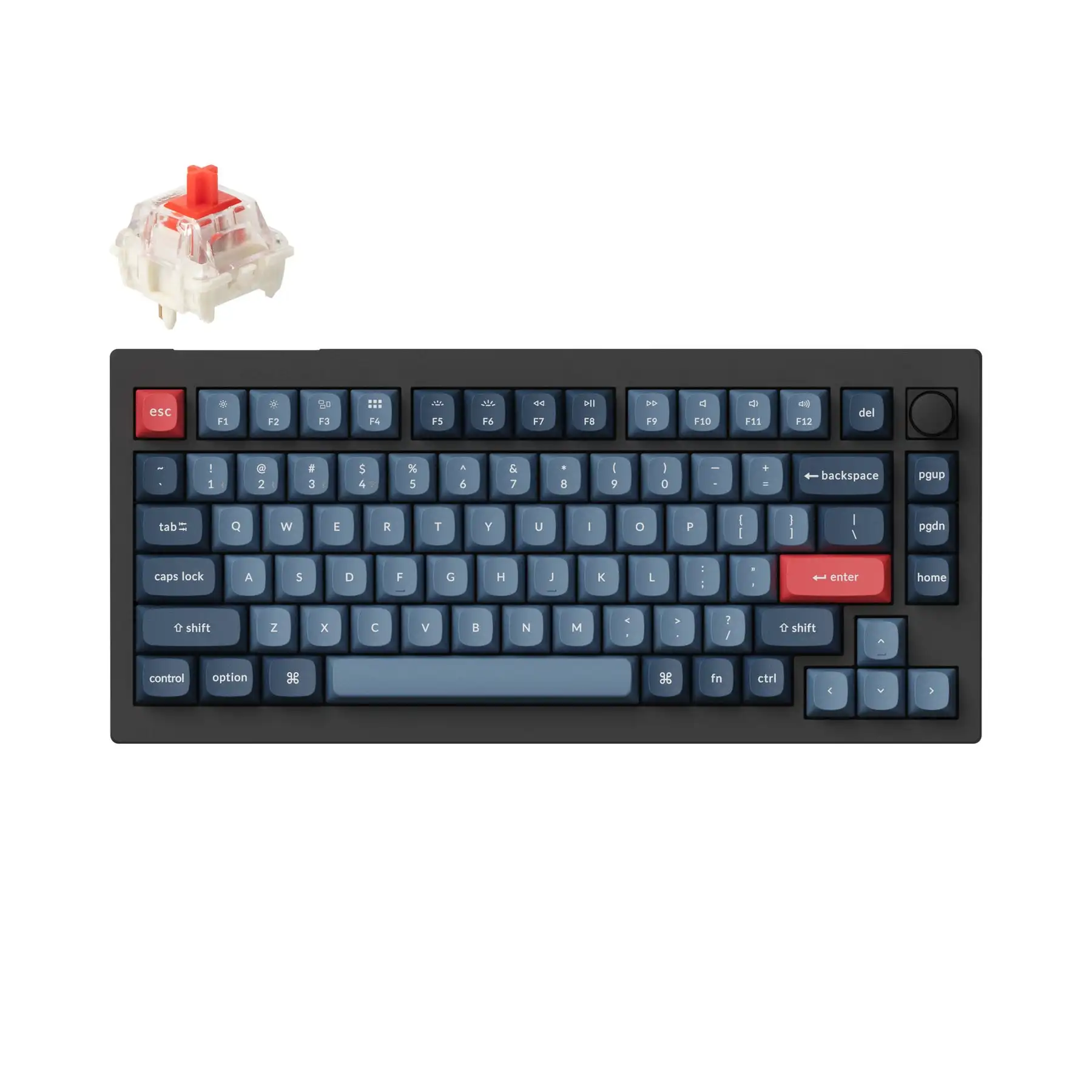 Keychron V1 Max QMK полностью собранная механическая клавиатура на заказ 2,4 ГГц и Bluetooth беспроводные двойные колпачки клавиш OSA PBT