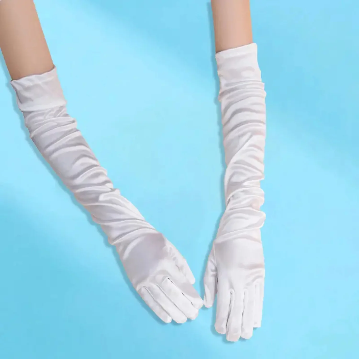 Сплошной цвет перчатки средней длины полиэстер аэрографo para maquillaje Hena краска для