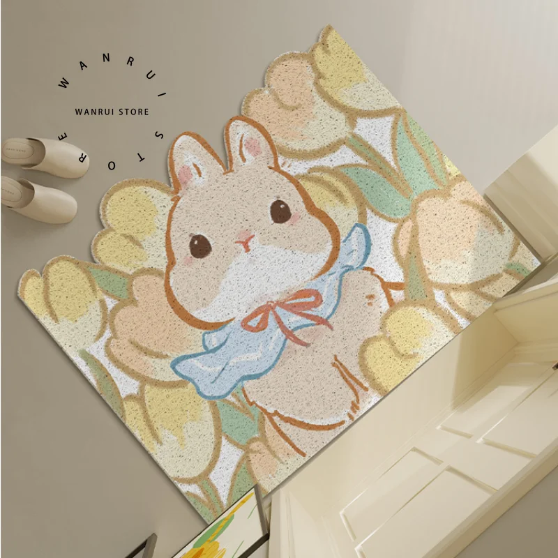 

Entrance Door Mat Cute Cartoon Home Decoration Wear-resistant and Non-slip Carpet Kitchen Corridor Outdoor Rug ковеp Tapis 러그