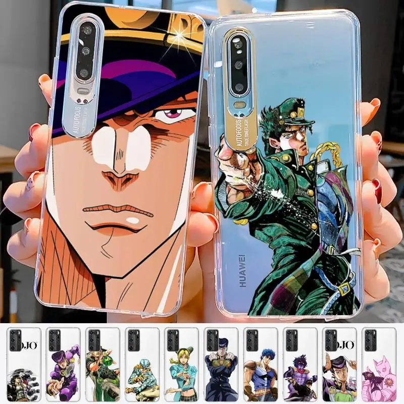 

YNDFCNB JOJO’S JoJo Anime Phone Case for Samsung S20 ULTRA S30 for Redmi 8 for Xiaomi Note10 for Huawei Y6 Y5 cover
