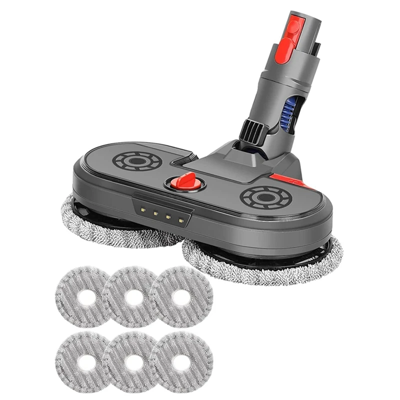 

Электрическая напольная щетка для Dyson V15, V11, V10, V8, V7, модели пылесосов и салфеток, искусственные фары, подходит для твердого пола