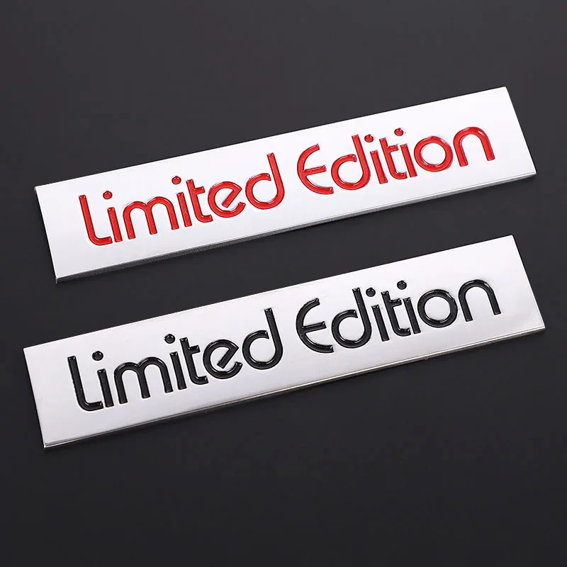 

3D Metal Car Sticker Limited Edition Emblem Badge Decals for BMW Audi Honda Skoda Jeep Toyota Ford Focus Nissan Chevrolet Opel