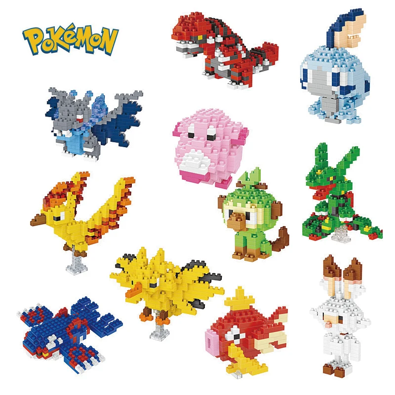 

Genuine Game Pokemon Quest Starry Dream Series Flamingo Pikachu Magikarp Articuno Anime Figures Base Model Dolls Toy