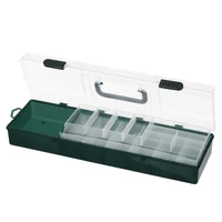 portable double layer fishing box bait storage case removable fish lure storage box fishing tackle accessories