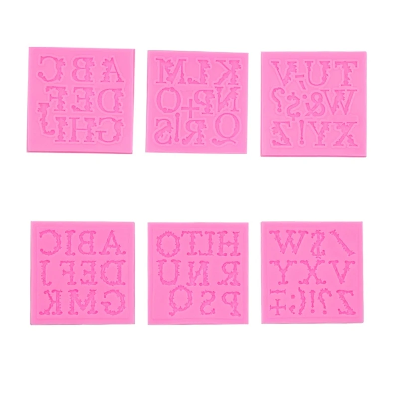 

Кружевная силиконовая форма в форме букв, женская форма для мыла ручной работы G2AB