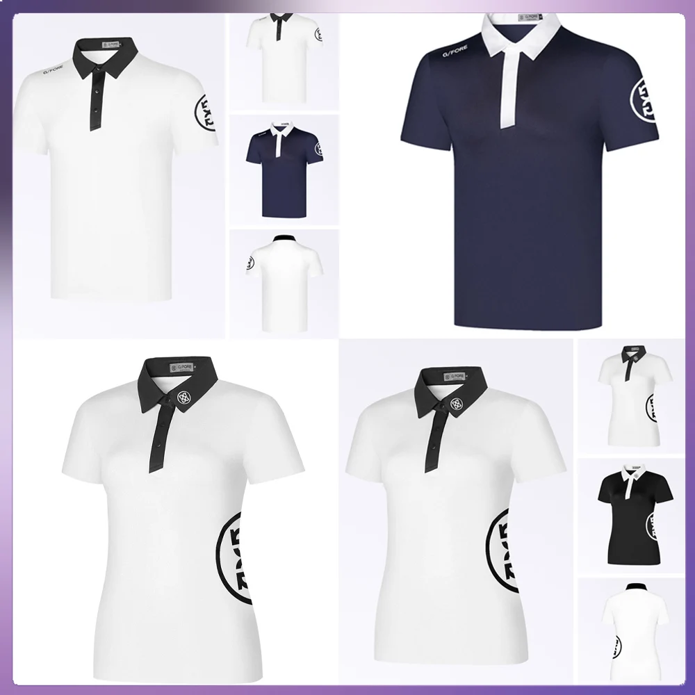 

골프웨어 Golf Apparel New Men's Women‘s Spring/Summer Golf T-Shirt Comfortable Breathable Quick-drying Golf T-Shirt Free Shipping
