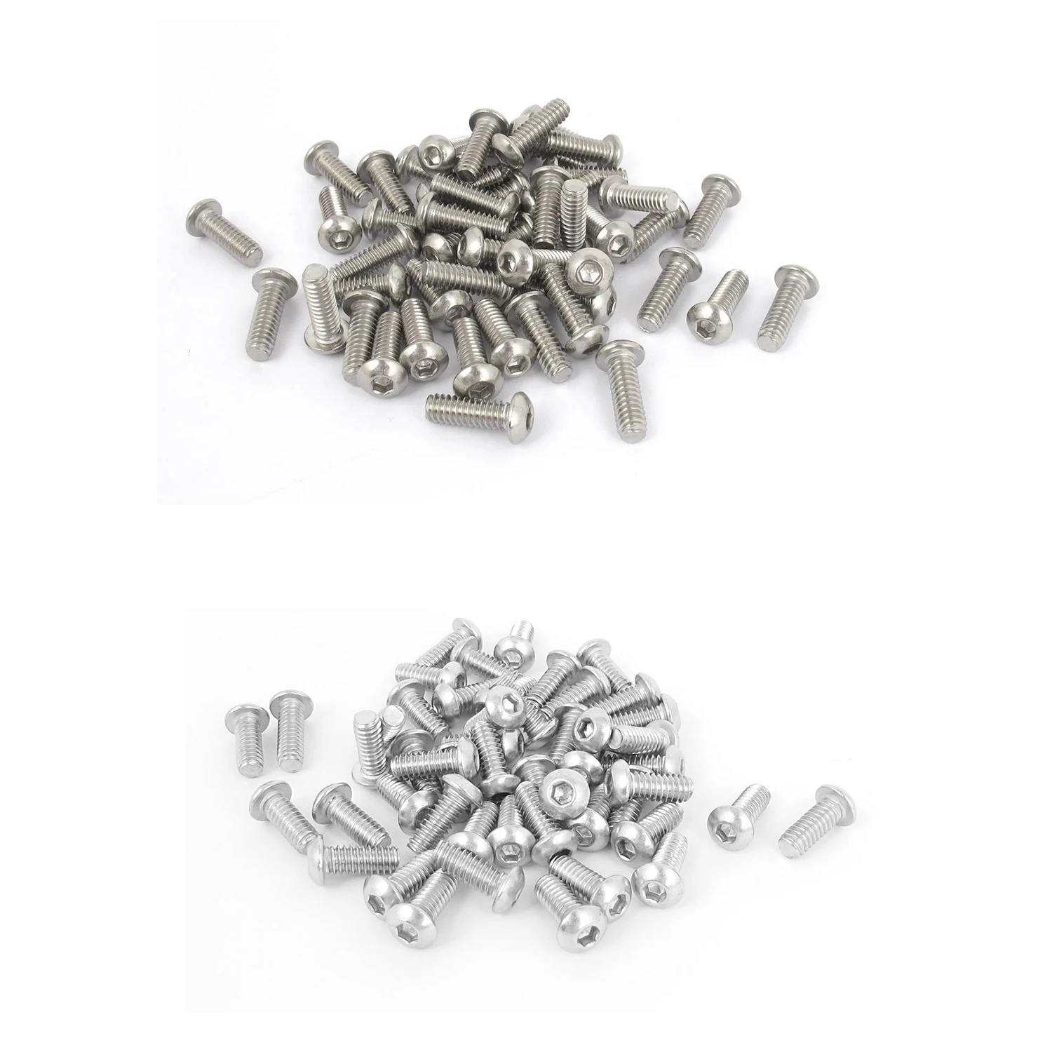

M2.5X0.45Mm Zinc Plated Nylon Insert Hex Lock Nuts Black 50Pcs