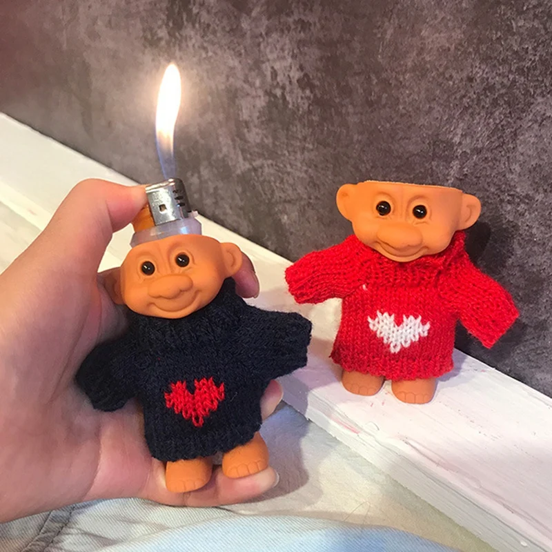 

Симпатичный резиновый чехол для зажигалок для кукол, пластиковый тонкий чехол с зажигалкой, защитный чехол для свитеров, легкий Чехол с общ...