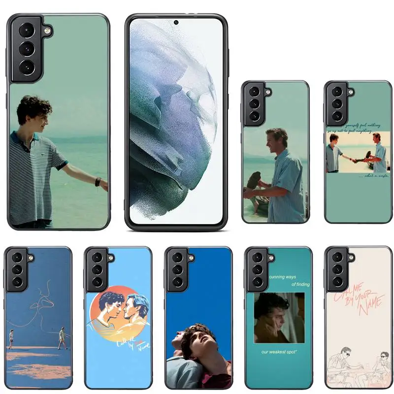 

Call Me by Your Name Phone Case For Samsung S8 S9 S10 S20 plus 5G lite note 20 ultra PC nax fundas cover