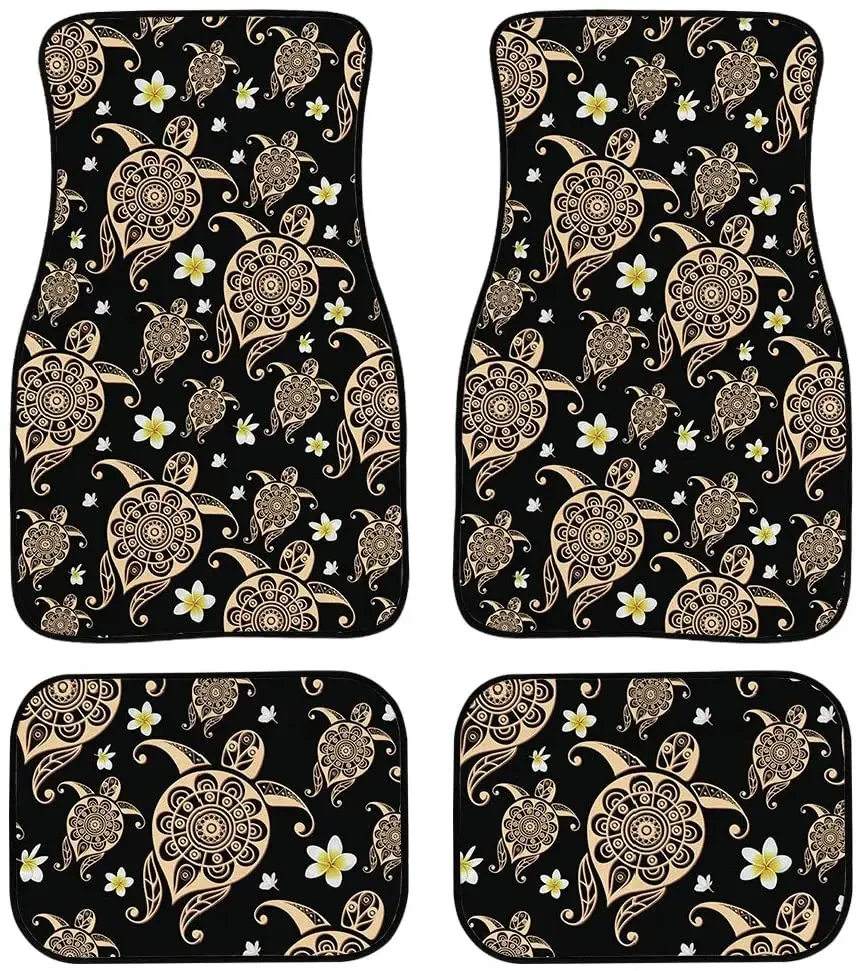 4 шт./упаковка коврики для автомобиля грузовика кроссовера морской черепахи