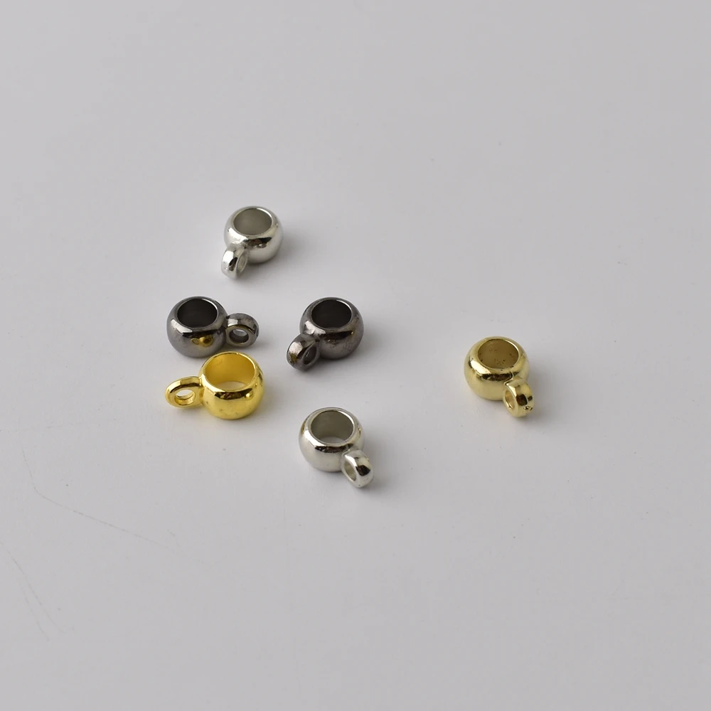 50Pcs/Lot 8 10mm Pendant Clasps Hooks Big Hole Bead Connector For Bracelet Charms Diy Jewelry Making Supplies Accessories - купить по