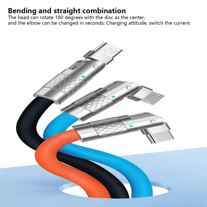 

C Pair C Double Head Type-c Fast Charge Charging Cable C- C Flash Charge 120W Data Cable W For Huawei Xiaomi Mobile Phone