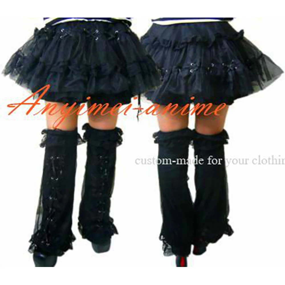 

tailor-made fashion tripp hiphop lolita gothic punk skirt legging black organza skirt costume cosplay tv/cd[ck1181]