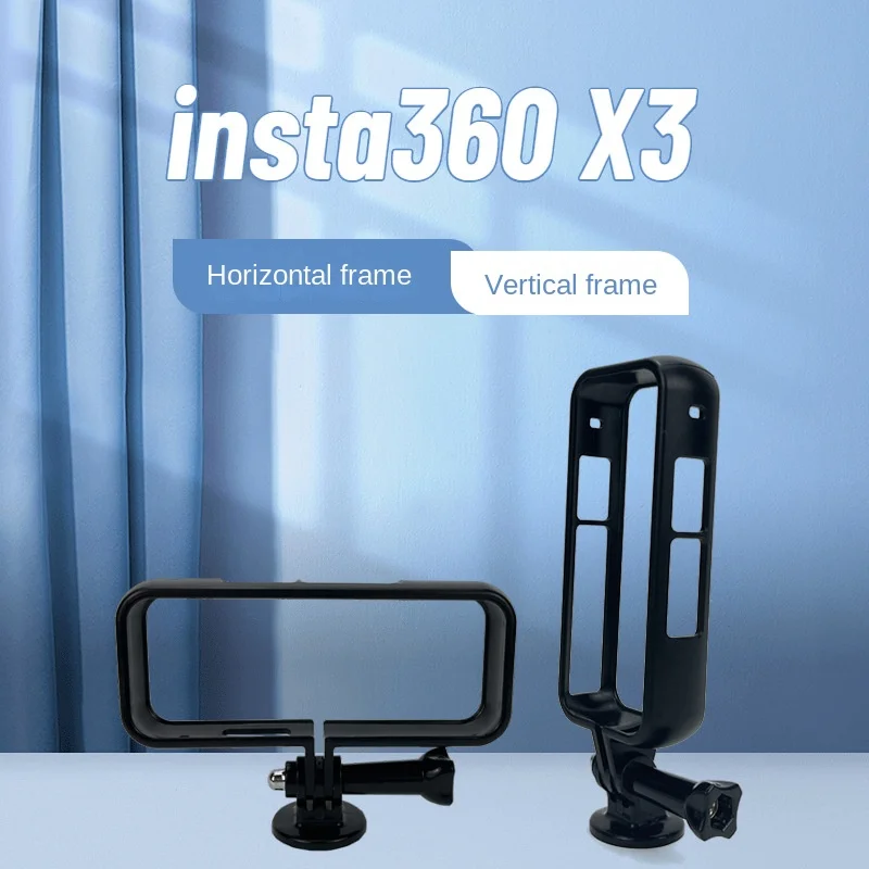 

For Insta360 X3 Frame Panoramic Camera Rabbit Cage Protective Case One X2 Plastic Frame Horizontal/vertical Installation