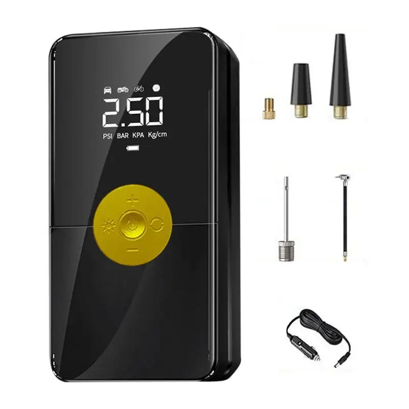 

Tire Air Pump Air Pump For Auto Rechargeable Tire Pump With Led Light Car Tyres Car Accessories For Air Cushion Suv