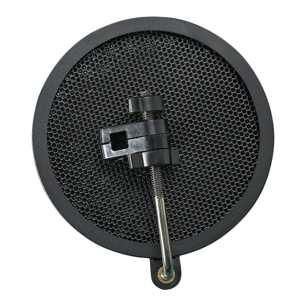 

Круглый микрофонный фильтр с зажимом вращающийся фотографический экран черный