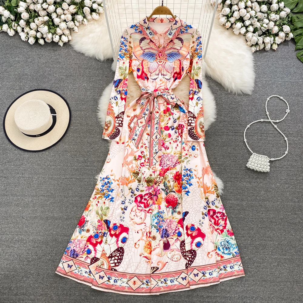 

Роскошное платье с длинными рукавами и отворотом Senior Sense светильник