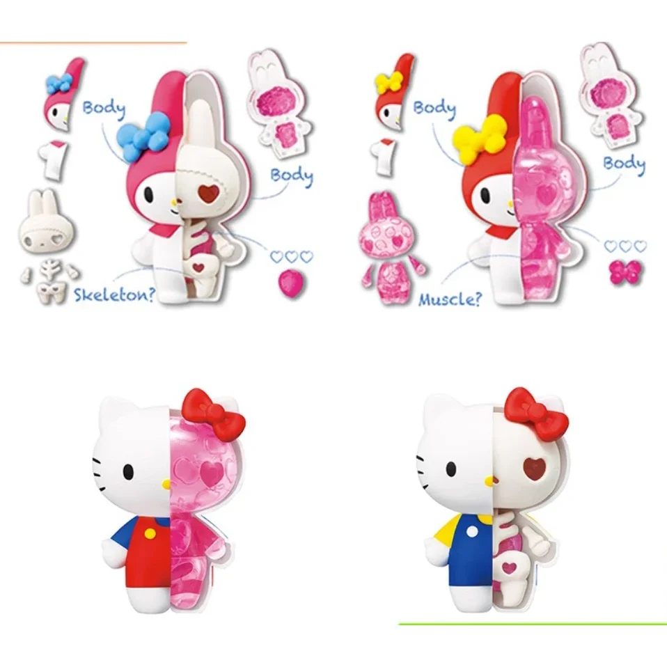 

In Stock Original Genuine MegaHouse KAITAI FANTASY Hello Kitty Melody Dismanlle Assemble Display PVC Action Assemble Model Toys