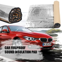 car fireproof sound insulation pad 5030cm car deadening mat 12pcs heat shield sound deadener firewall sound proofing acoustic