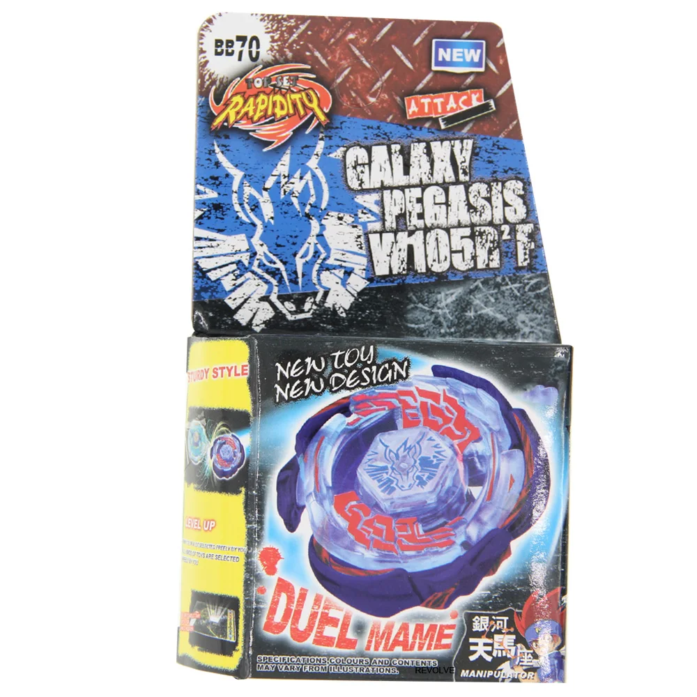 

B-X TOUPIE BURST BEYBLADE SPINNING TOP Galaxy Pegasus (Pegasis) W105R2F Metal Fury 4D Legends BB70 Hyperblad