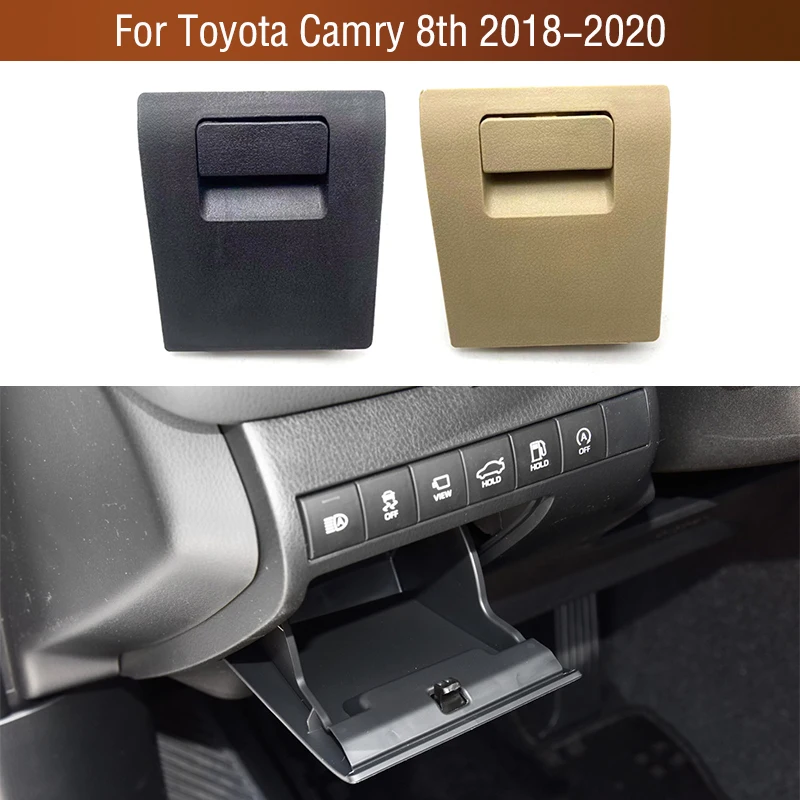 

For Toyota Camry 8th 2018 2019 2020 Car Driving License Side Coin Box Glove Box Dashboard Lower Left Storage Box