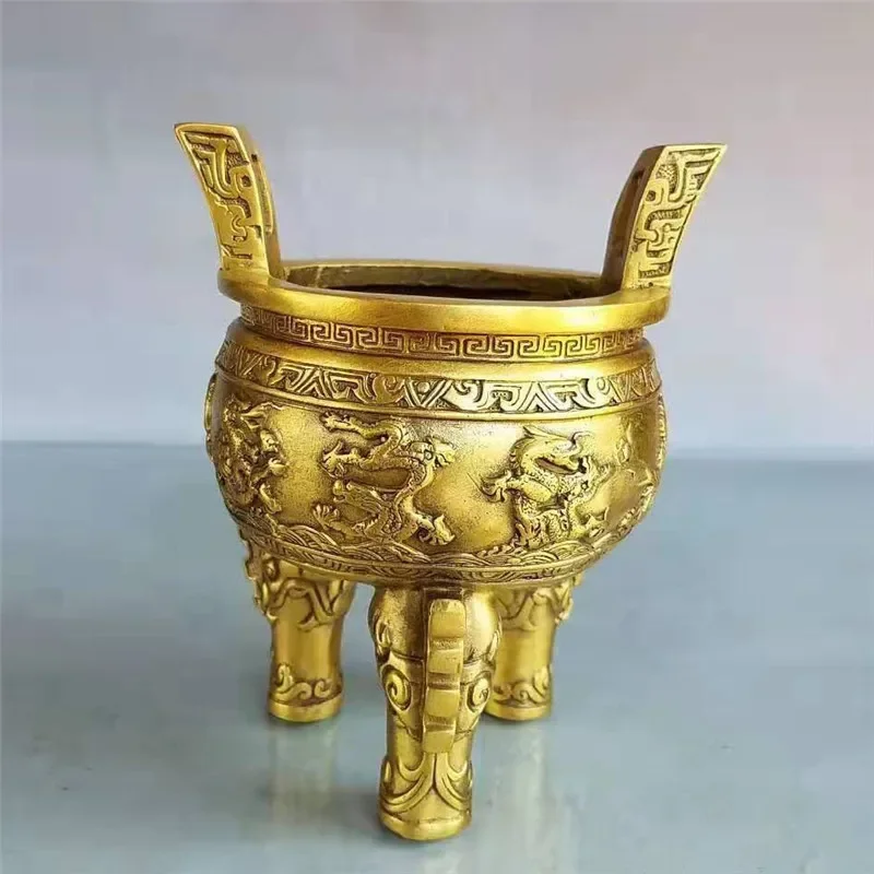 Латунные украшения для штатива Jiulong штатив Qinglong курильница домашнего офиса