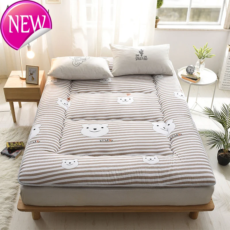 

8-9cm Thick Mattress Soft Japanese Style Mattresses Thicker Floor Mattress Foldable King Tatami Floor Pad Queen Twin Full Size