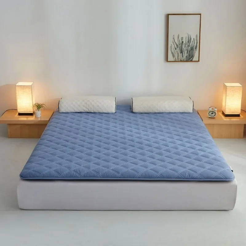 

Soft Mattress Topper Double Japanese Floor Mattress Thick Memory Foam Flexible Quilted Pad Elastic Massage Bedroom Furniture