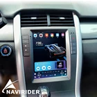 Мультимедийный видеоплеер с радио и экраном 10,4 дюйма Тесла для Ford Edge 2010 2011 Android 12 GPS Авторадио CARPLAY стерео 128 ГБ ROM