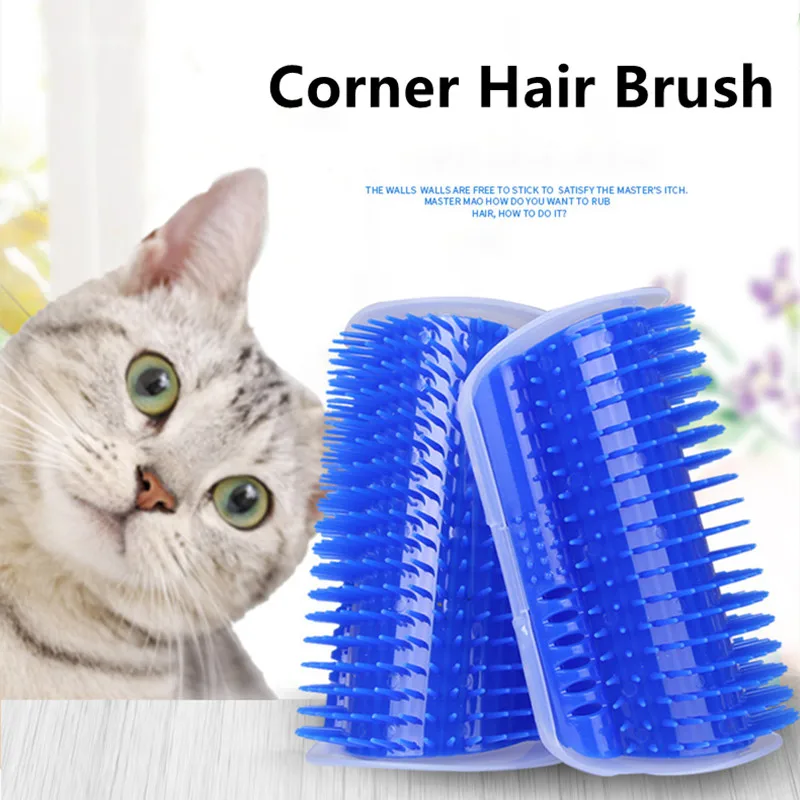 

Pet Grooming Brush Cat Hair Removal Comb Cat Massage Brush Self Groomer Corner Rubbing Device Cat Rubbing Itching Device