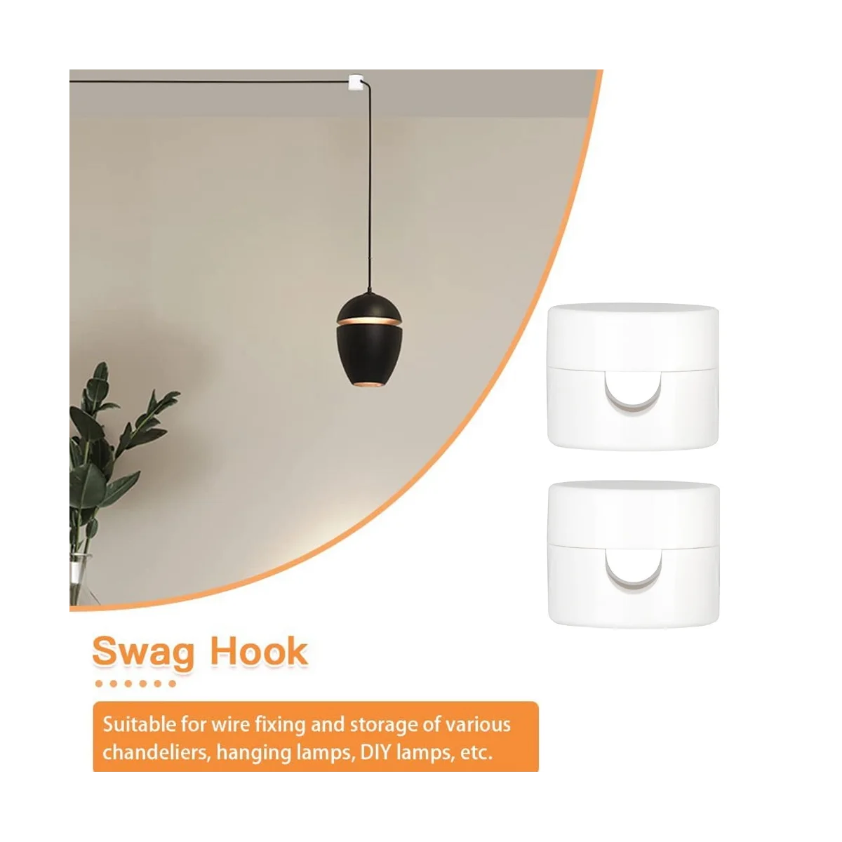 10 шт. крючок для потолочного подвесного светильника