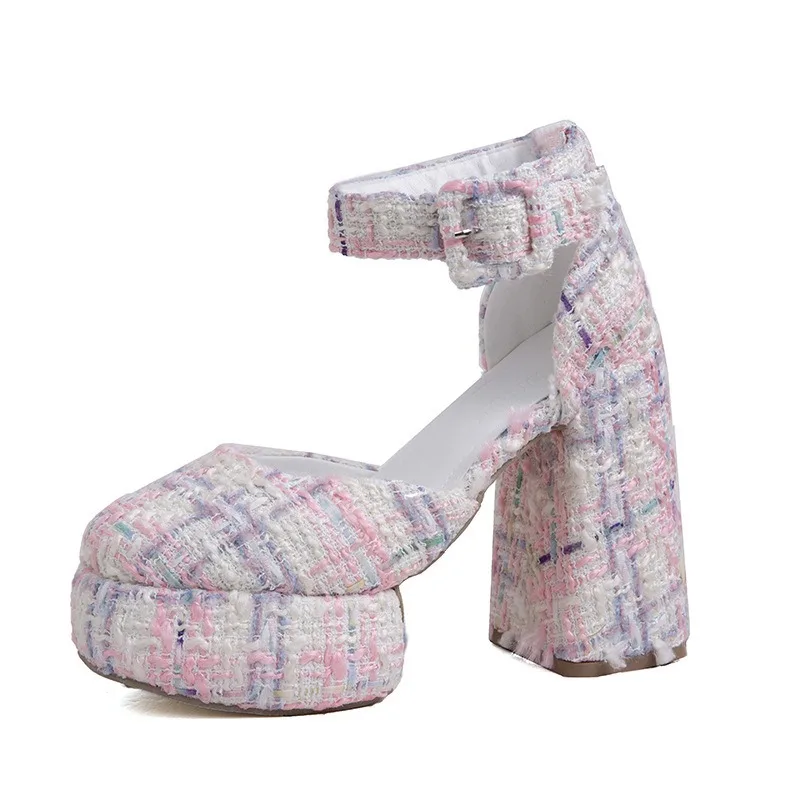 Новинка 2024 шелковые женские туфли-лодочки для свадебной вечеринки сандалии в