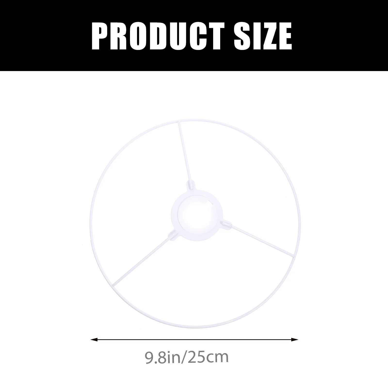 

Lampshade Ring Sets Racks Vintage Desk Round Wire Rings For DIY Metal Iron Holder Carcass