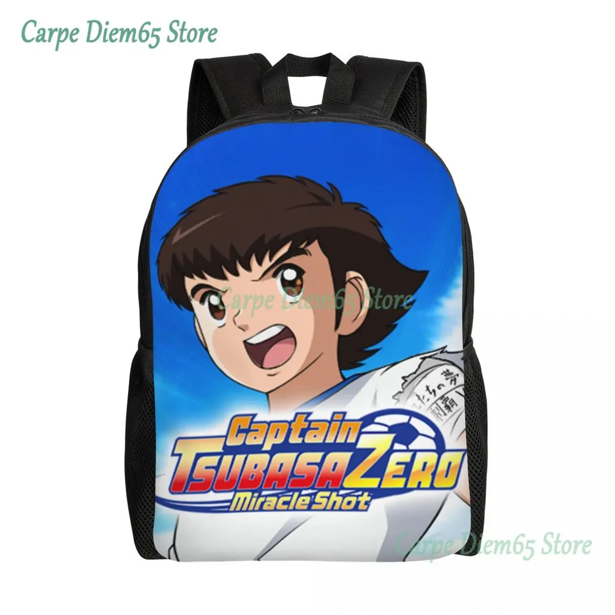 For Women Men Water Resistant School College Classic Boy Football Motion Bag Print Bookbag