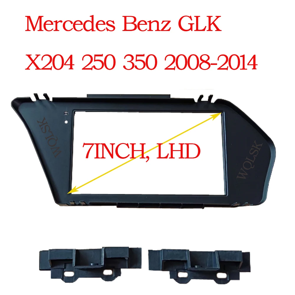 

7 INCH Car Frame Fascia Adapter For Mercedes Benz GLK X204 250 350 2008-2014 Android Audio Dash Fitting Panel Kit