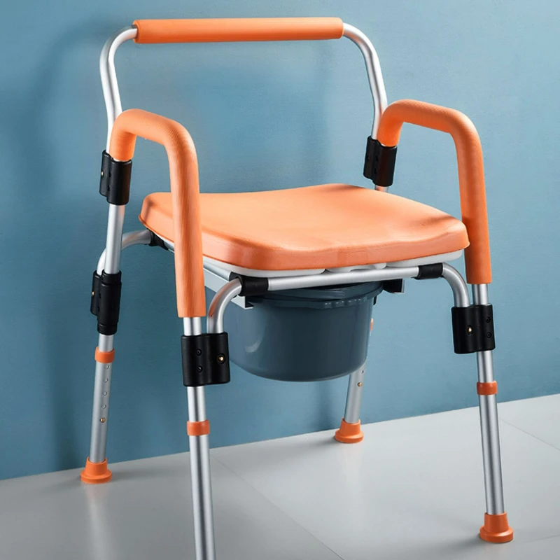 

Двухцелевые стулья для душа с кронштейном из алюминиевого сплава, регулируемая высота, антиповоротный стул для туалета, складной стул для комода