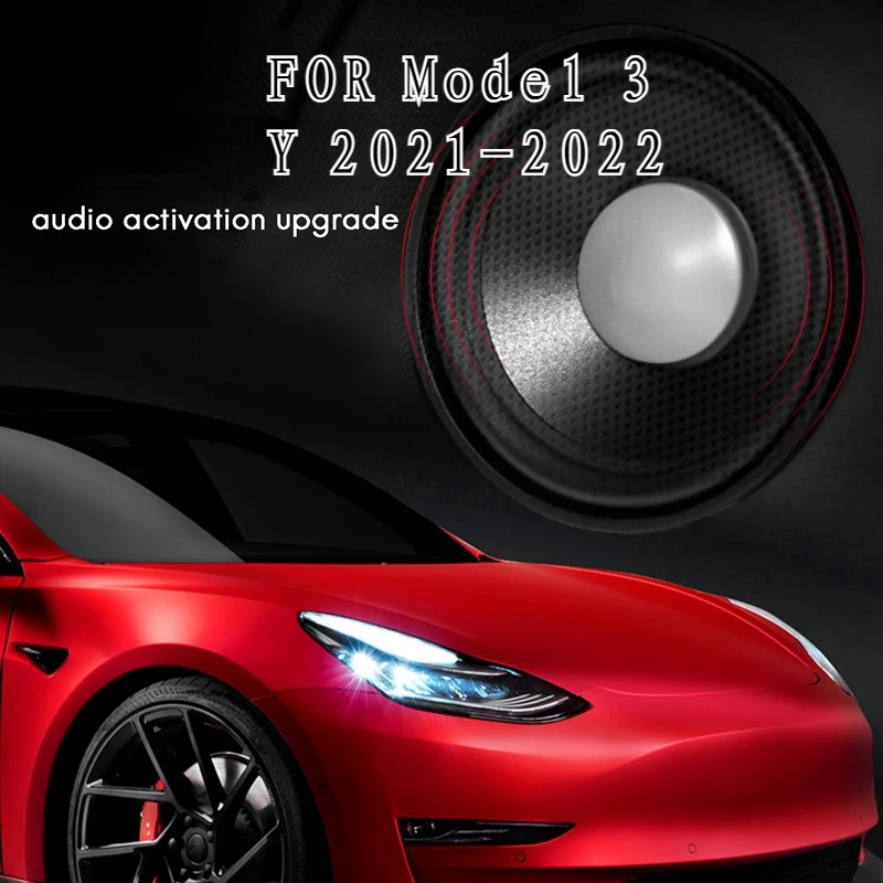 

For Tesla Model 3 Y 2021-2022 Activation Upgrade Wire Kit Tesla Cable Modification 8 Liters 14 Audio Horn Tesla 2022 Speaker