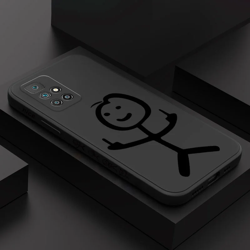 

Kung Fu Man Phone Case For Xiaomi Redmi 12C 10 10C 10A 9 9T 9A A1 Pro Plus 4G 5G Liquid Silicone Cover